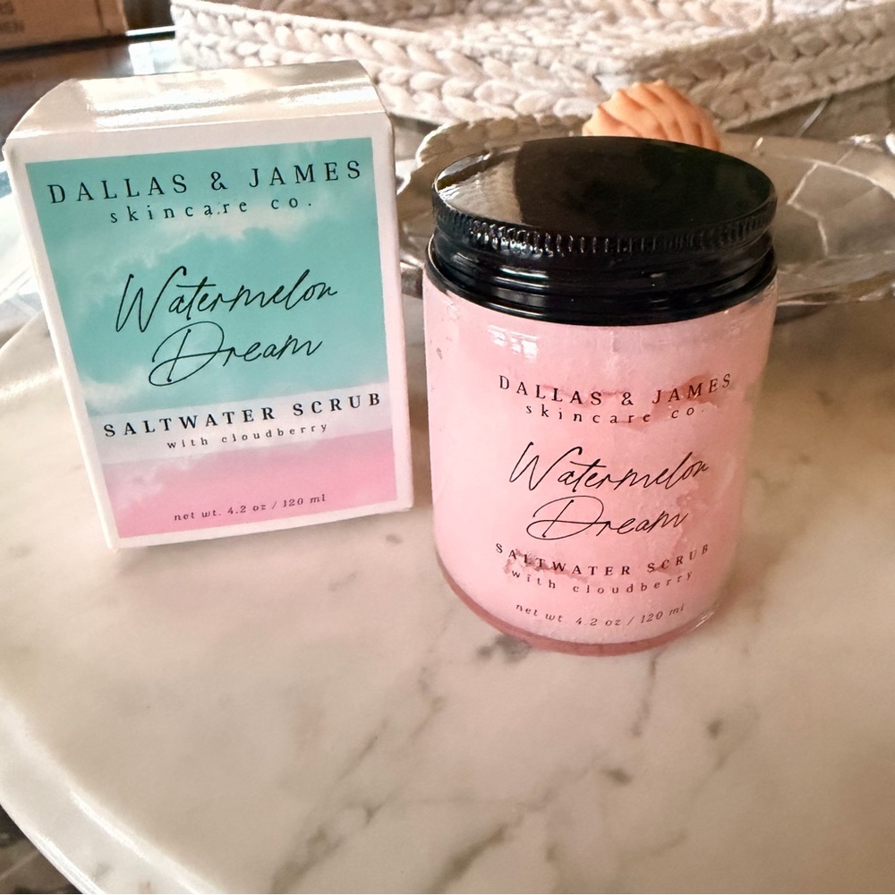 Watermelon Dream Saltwater Scrub by Dallas & James Skincare Co.